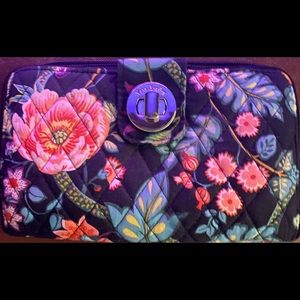 Turn lock Vera Bradley RFID Wallet.